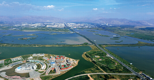 石嘴山鸟瞰图 石嘴山鸟瞰图