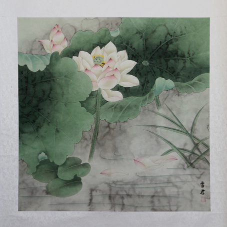 国画:《不费尘劳自在开》 作者:宁雪君 国画:《不费尘劳自在开》 作者:宁雪君